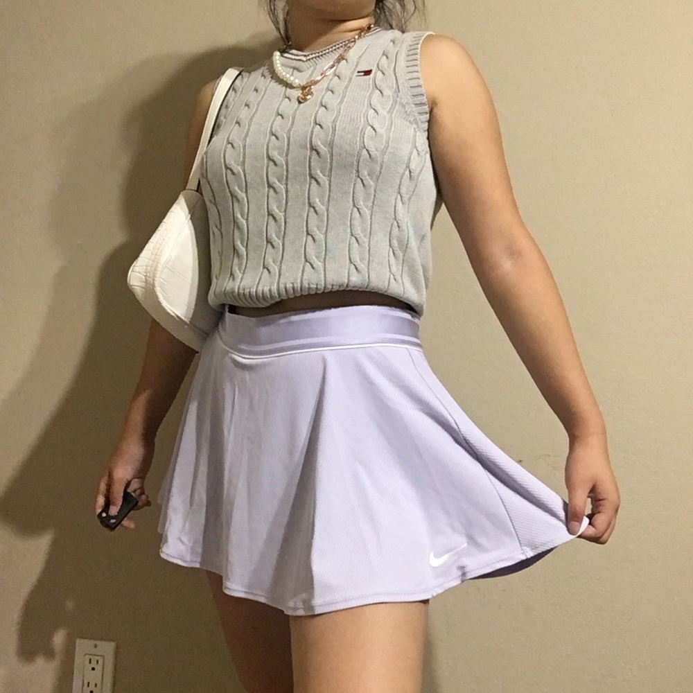 Nike Flounce Pleated Tennis Skirt Lavender/Lilac